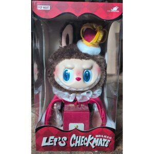 Pop Mart Labubu The Monsters Let's Checkmate KING Series Vinyl Plush Doll USA